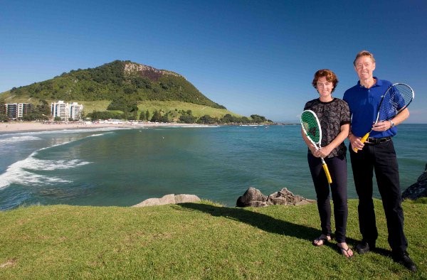 Susan Devoy and Ross Norman